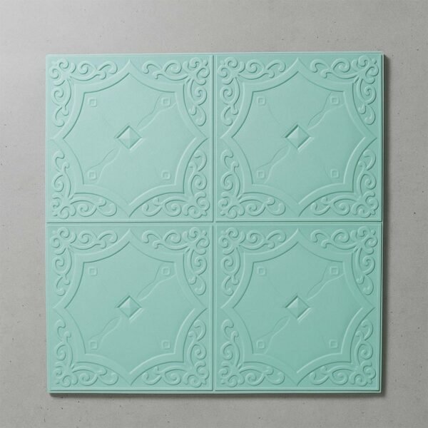 CyanWallaper2-02.jpg Wallpaper 3D Foam Wallpaper Sticker Panels (70 x 70 Cm / 1 Pc)