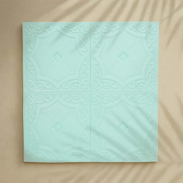 CyanWallaper2-03.jpg Wallpaper 3D Foam Wallpaper Sticker Panels (70 x 70 Cm / 1 Pc)