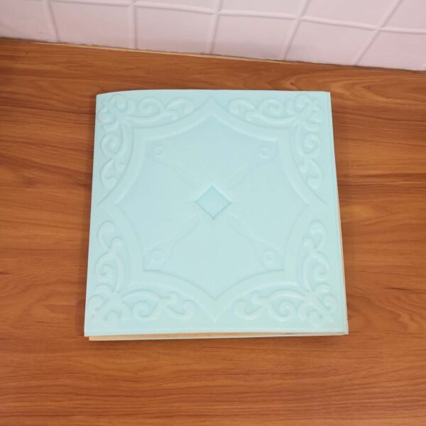 CyanWallaper2-live.jpg Wallpaper 3D Foam Wallpaper Sticker Panels (70 x 70 Cm / 1 Pc)