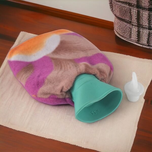 Hot Water Bottle Bag With Cover (1 Pc / Mix Design & Color / 250 ML Approx)