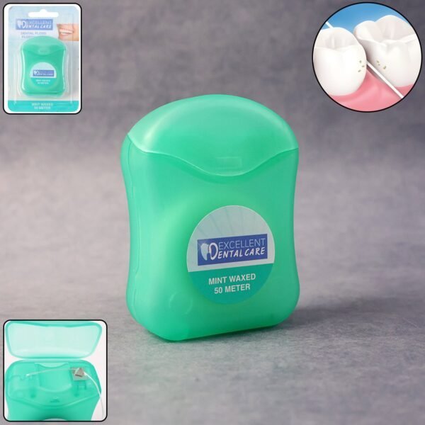 Mint Waxed Dental Floss – (50 Meter )