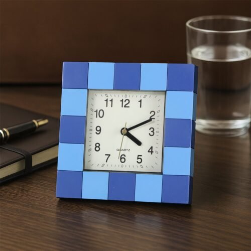 DeskClock-02.jpg Square Quartz Table Clock - (1 Pc)