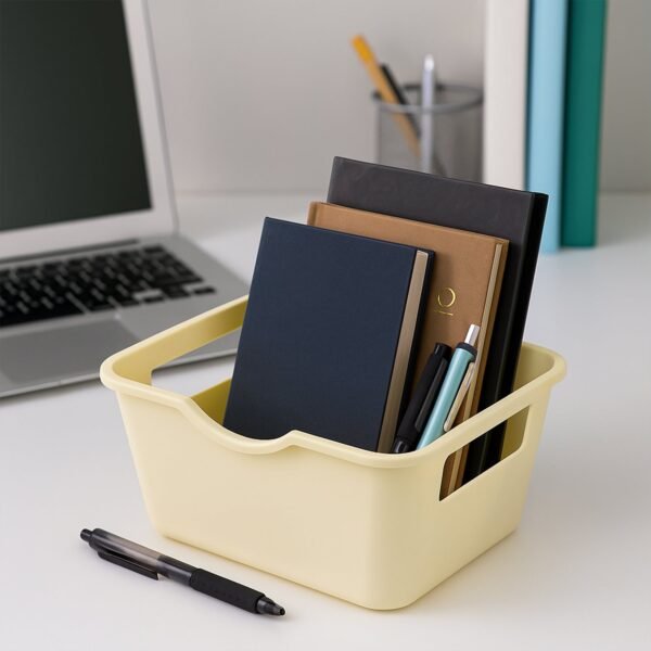 Desktop-Storage-Box-04.jpg Multi-Purpose Storage Basket Organizer (15 x 10.5 cm, 4 Pc)