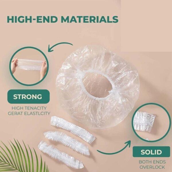 Disposable Men’s Hair Protection Shower Cap / Head Cover (5 Pc)