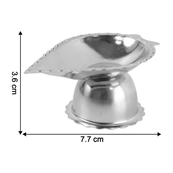 Diya-06.jpg Stainless Steel Diamond Design Agarbatti & Diya Stand (1 Pc)