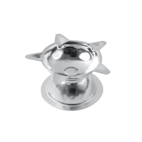 Stainless Steel Lotus Design Diya (1 Pc)
