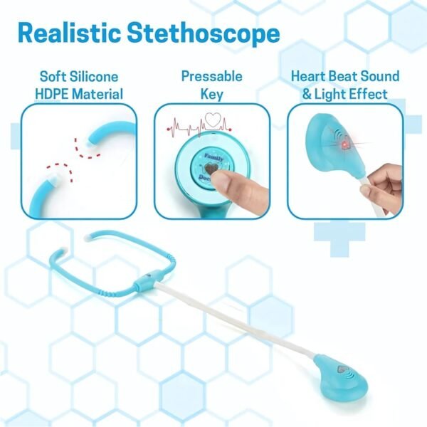 Aditi Premium Doctor Kit Medical Role Play Toy Set for Kids (10 Pc)