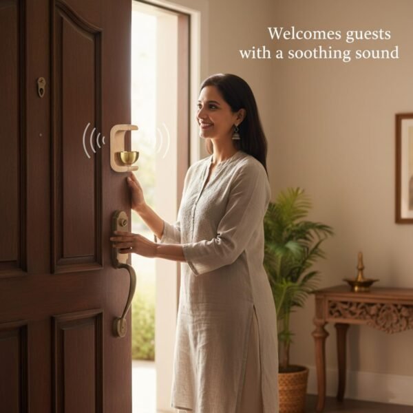 Zen Bell for Meditation with Wooden Stand (1 Pc)