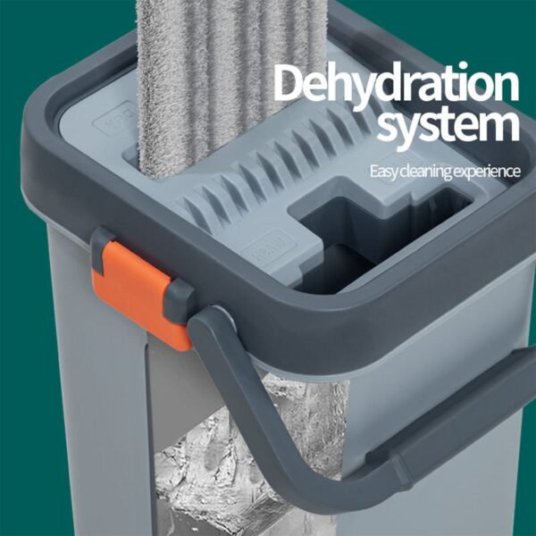 Big Size Flat Mop with Bucket Set (1 Set)