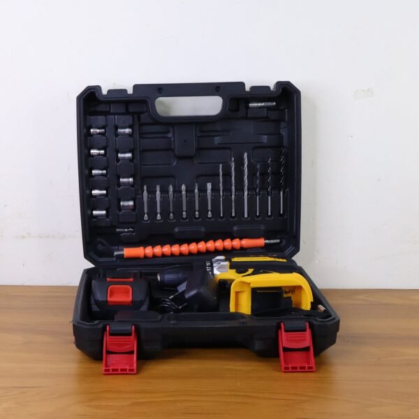 Drill-Liveimage.jpg Cordless Drill Machine Tool Kit Set with Drill Bits