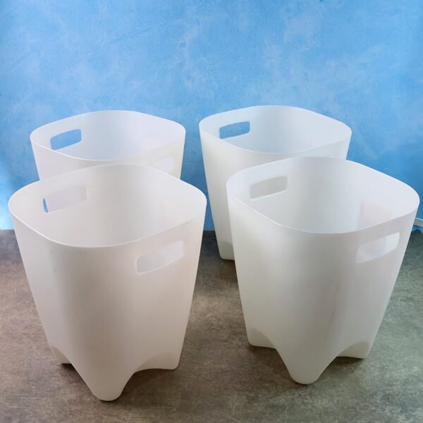 Dustbin-04.jpg Modern Plastic Dustbin / Waste Paper Basket - (4 Pc)