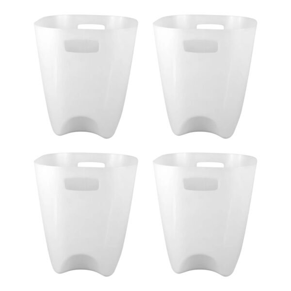 Dustbin-05.jpg Modern Plastic Dustbin / Waste Paper Basket - (4 Pc)