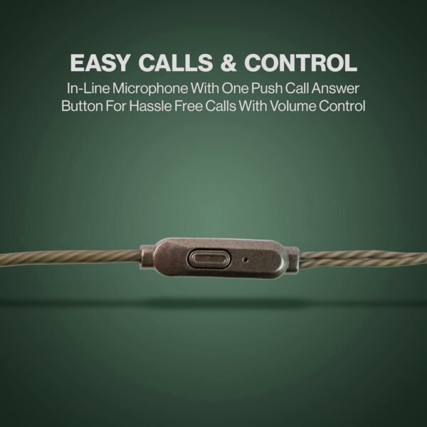 Premium Wired Earphones with Mic - (1 Pc)