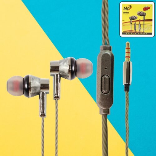 Earphone-WOSKU-01.jpg Premium Wired Earphones with Mic - (1 Pc)