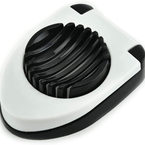 Oval Shape Plastic Multi Purpose Egg Cutter / Slicer with Stainless Steel Wires