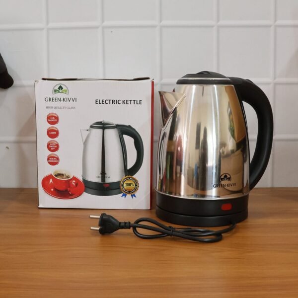 Electric Stainless-Steel Kettle (1800ML, 1 Pc)