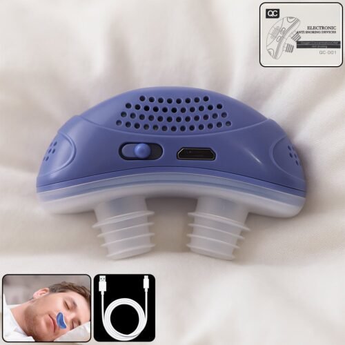 Electronic-Anti-Snoring-Device-01.jpg Rechargeable Electronic Anti-Snoring Device with Air Purifier Function (1 Pc)