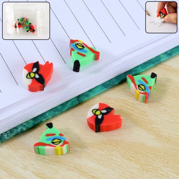 Erasers-01_4edaee98-4eaf-4fbd-b276-2450bf87780a.jpg Mini Cartoon Shaped Pencil Erasers - (5 Pc / Set)