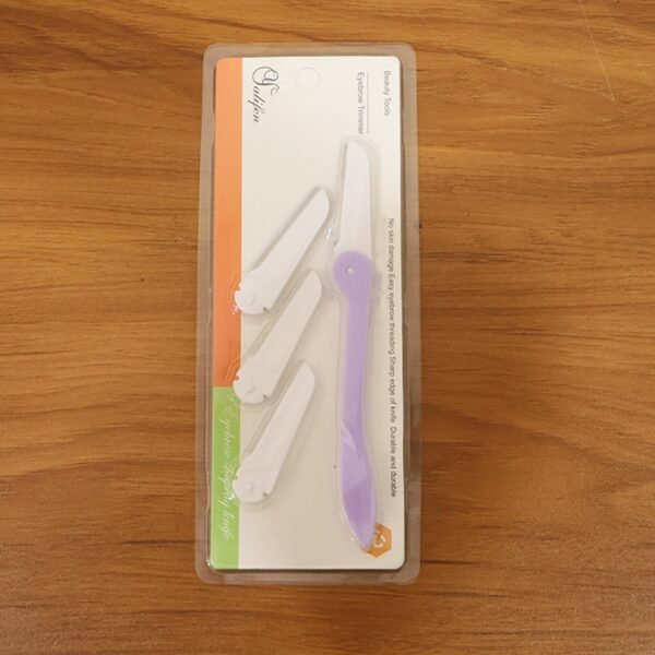 Eyebrow facial hair razor with 3 Replaceable Blades
