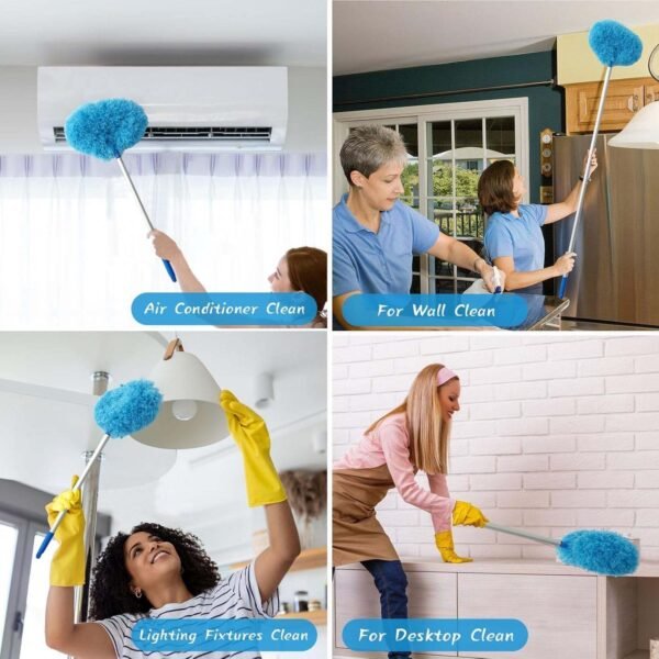 Premium Extendable Round Cleaning Duster (83.5 cm / 1 Pc)