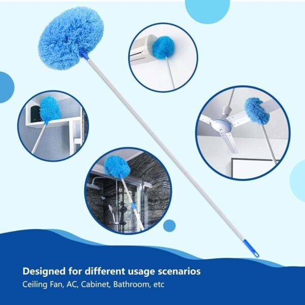 Premium Extendable Round Cleaning Duster (83.5 cm / 1 Pc)