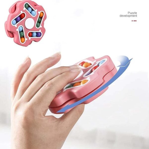 Fidget Magic Cube Spinner Toy – Multi-Track Finger Puzzle