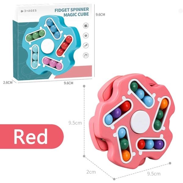 Fidget Magic Cube Spinner Toy – Multi-Track Finger Puzzle