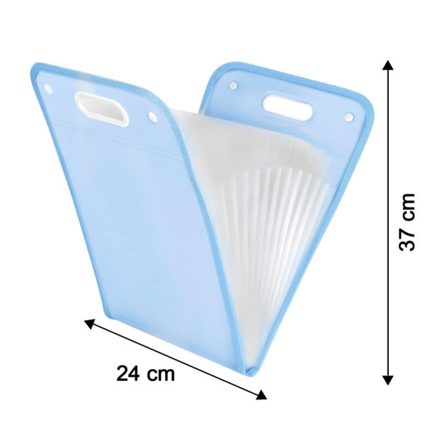 FileFolder-size.png 13 Pocket Document File Folder with Handle