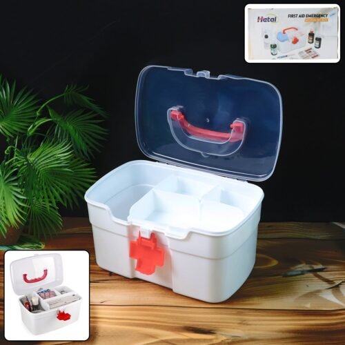 FirstAidKit-WOSKU-01.jpg Medical Storage Box with Detachable Tray & Handle