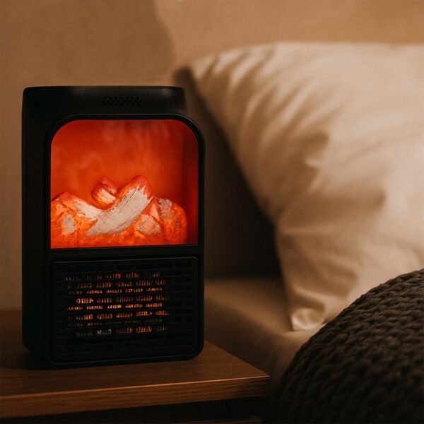FlameHeater-03.jpg Portable Electric Fireplace lamp LED Flame Heater (1000w / 1 Pc)