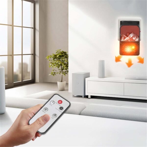 FlameHeater-08.jpg Portable Electric Fireplace lamp LED Flame Heater (1000w / 1 Pc)