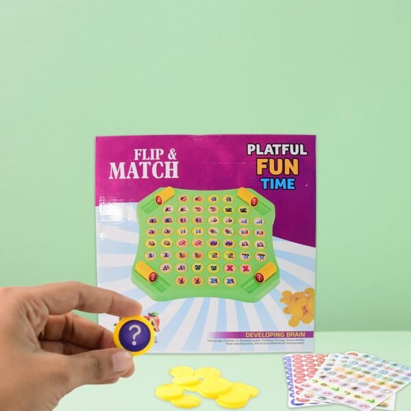 FlipandMatch-04.jpg Flip & Match Educational Puzzle Game Toy (1 Set)