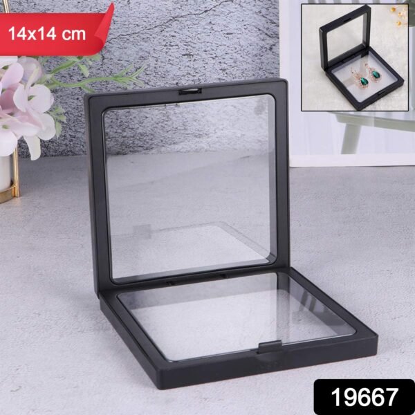 Transparent Jewellery Display Box (14x14 cm / 1 Pc)