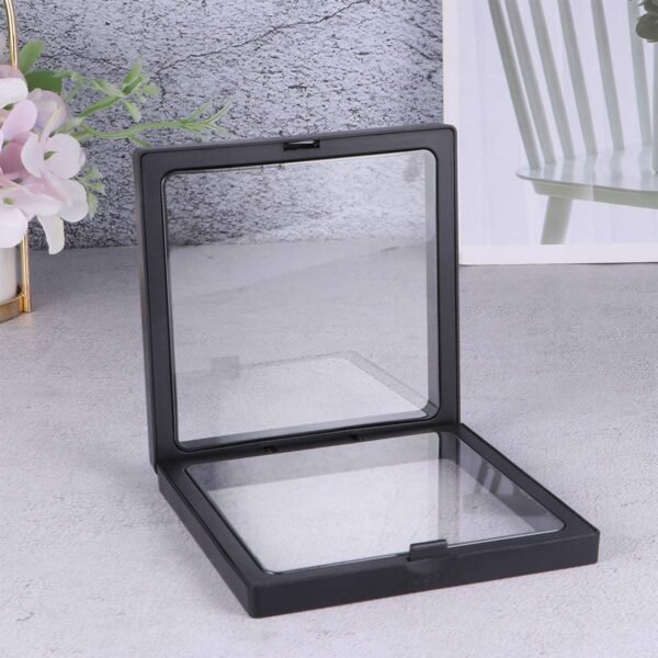 Transparent Jewellery Display Box (9x9 cm / 1 Pc / Mix Color)