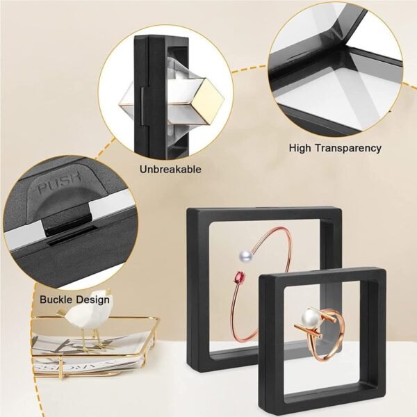 Transparent Jewellery Display Box (14x14 cm / 1 Pc)