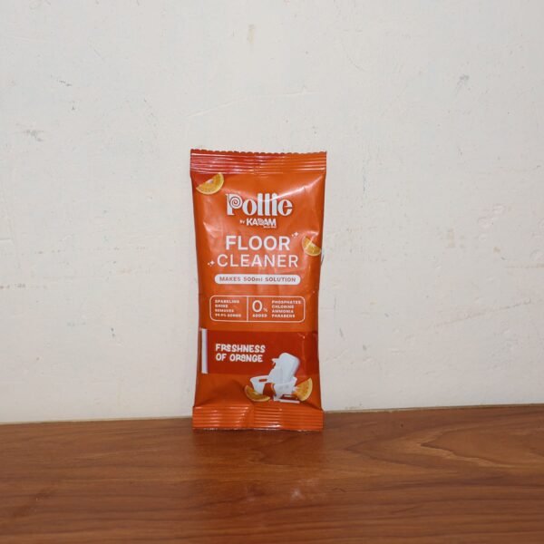 FloorCleaner-live.jpg Pollic Kadam Concentrated Floor Cleaner Sachet – Orange Fresh Fragrance (50 Gm)