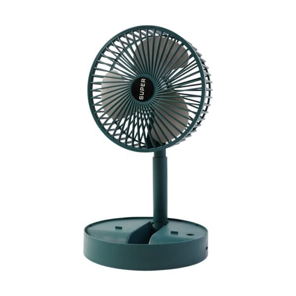 Sensor Foldable Mini Desk Fan with Adjustable Height and Angle (1 Pc)