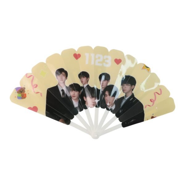 Idol-Themed Foldable Hand Fan - (1 Pc)
