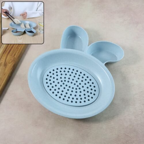 Multi-Purpose Dumpling & Snack Serving Plate (1 Pc)