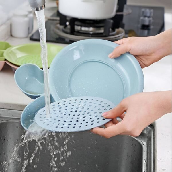 Multi-Purpose Dumpling & Snack Serving Plate (1 Pc)