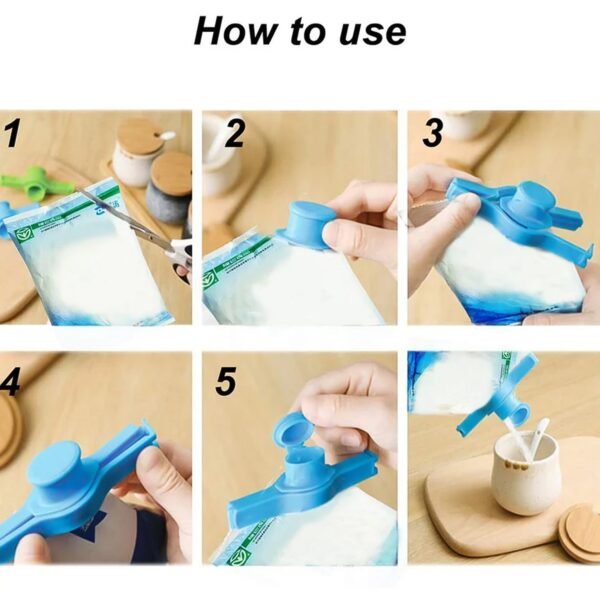 Packet Pourer & Sealer Clip - (4 Pc)