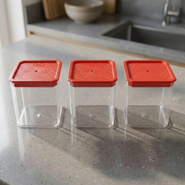 FoodContainer-02.jpg 3 Piece Airtight Food Storage Container Set (1 Set / 350 ML)