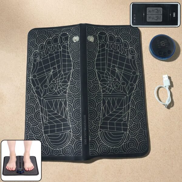 Electric EMS Foot Massage Therapy Mat (1 Pc)