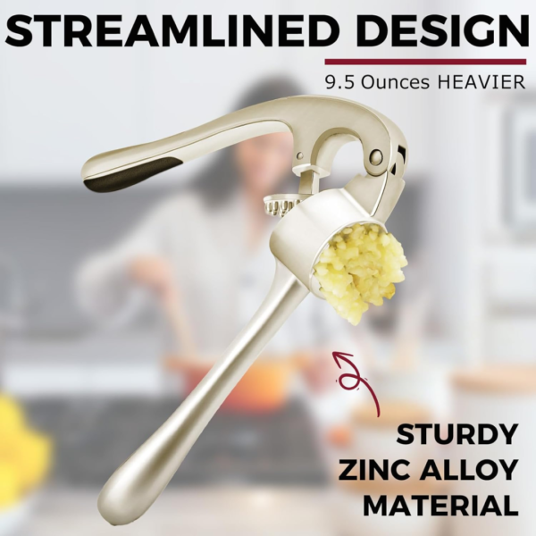 Aluminum Garlic Press – Easy-to-Use Lightweight Kitchen Tool