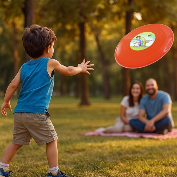 Frisbee-02.jpg Funwoods Big Outdoor Flying Disc Throw & Catch Game Toy (1 Pc)