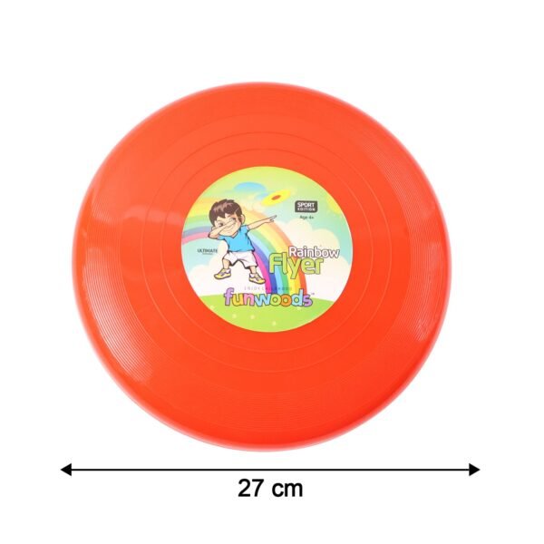 Frisbee-size.jpg Funwoods Big Outdoor Flying Disc Throw & Catch Game Toy (1 Pc)