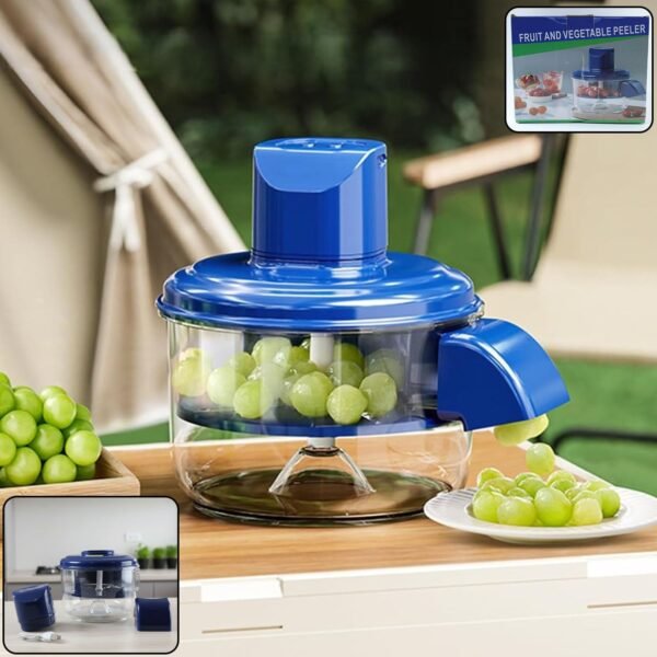 FruitandVegCutter-WOSKU-01.jpg Multi-Purpose Fruit and Vegetable Peeler Set (1 Set)