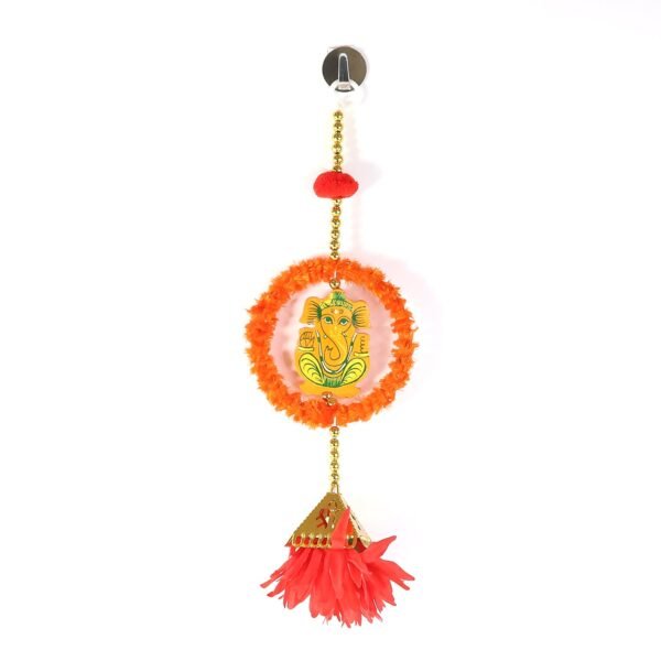 Ganesh-Wall-Hanging-Toran-05.jpg Decorative Hanging with Lord Ganesha Design - (1 Pc)