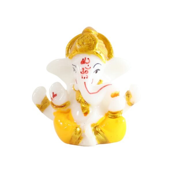 Ganpatiji-04.jpg Divine Lord Ganesha Decorative Idol (1 Pc)