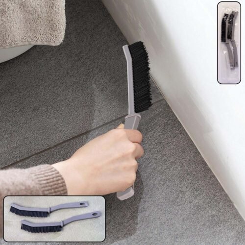 GapCleaningBrush-WOSKU-01.jpg Long Handle Corner Cleaning Brush (2 Pc Set)